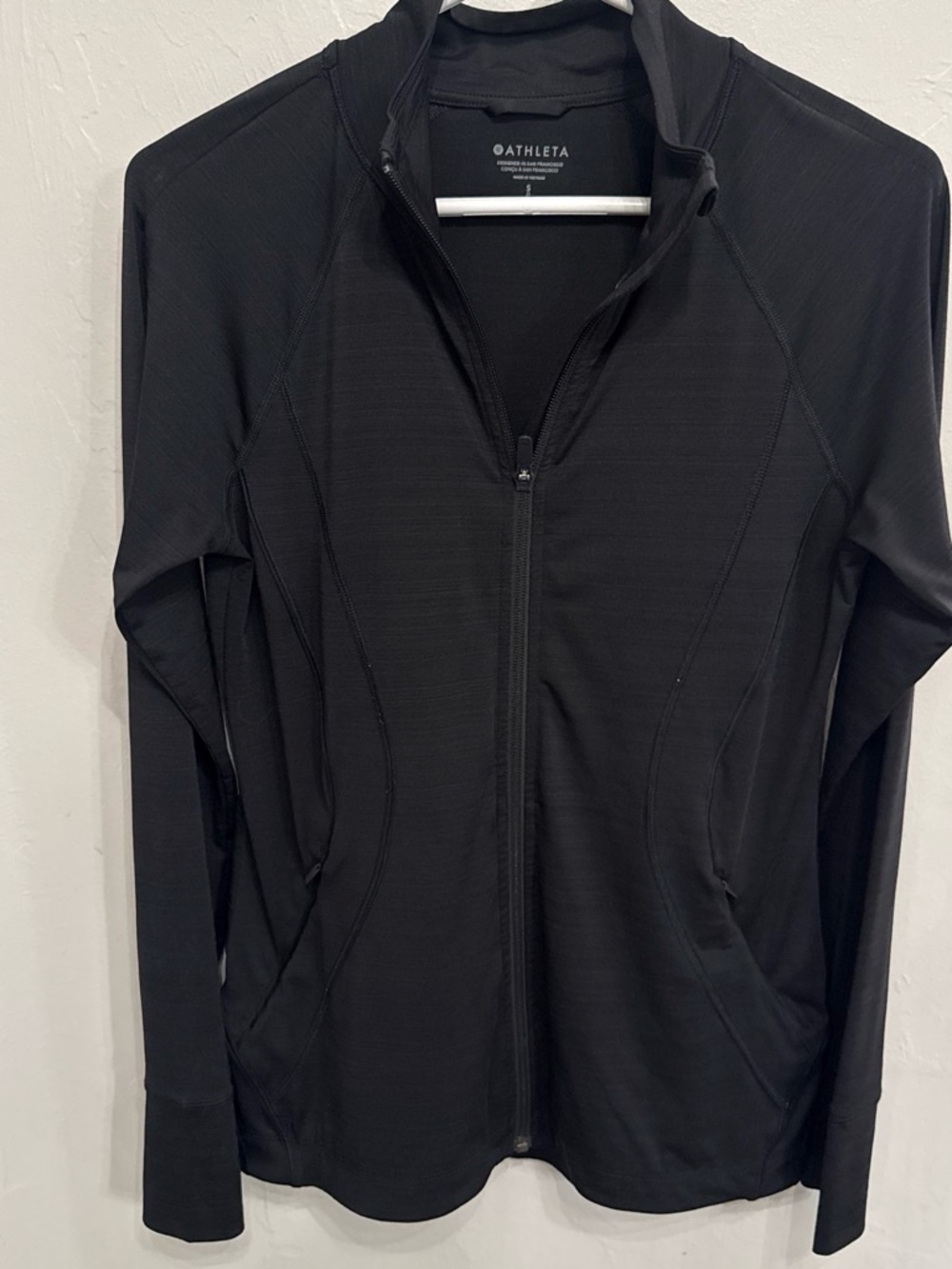 Athleta Women's Black Full-Zip Jacket Small